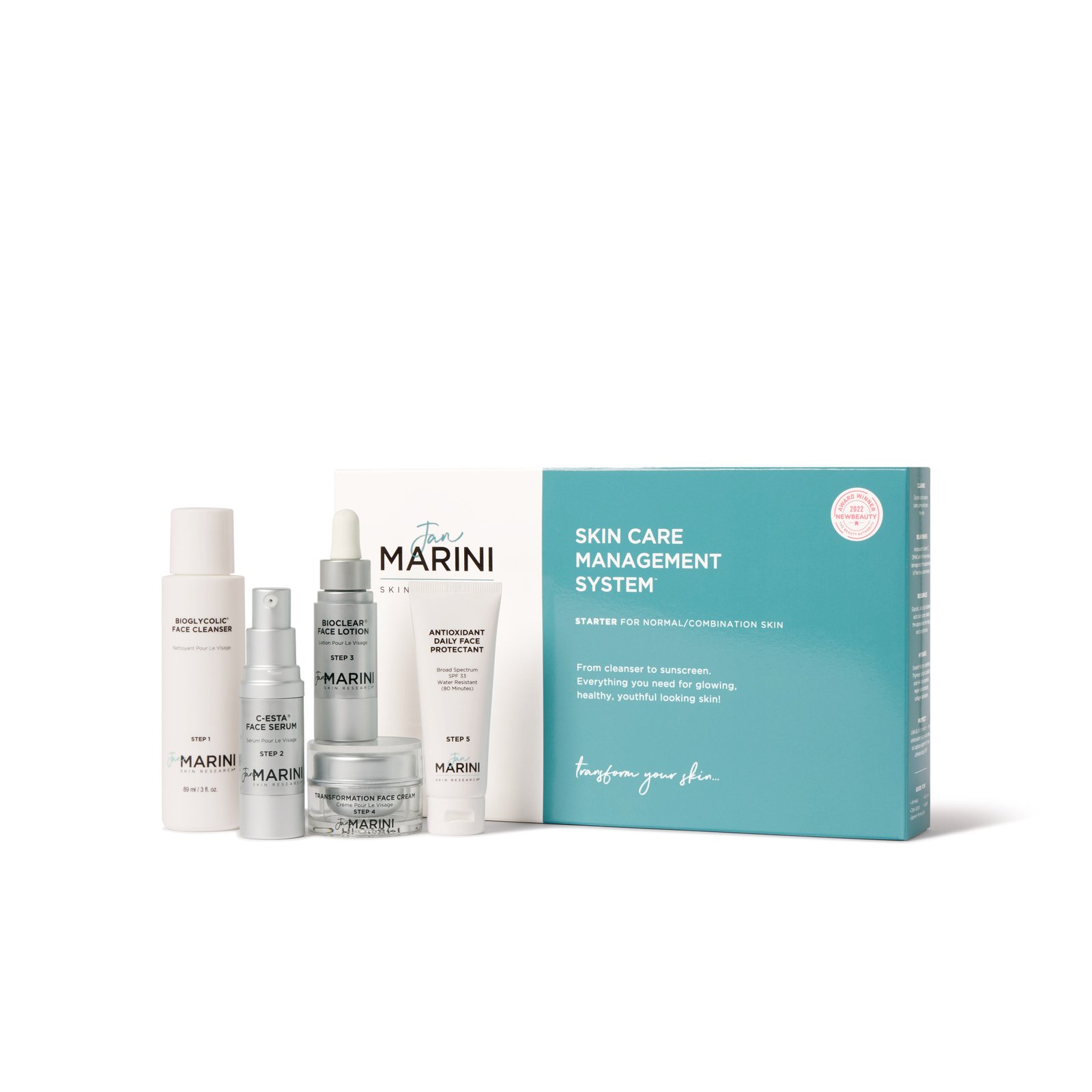 Starter Skin Care Management System - Normal/Combo SPF 33